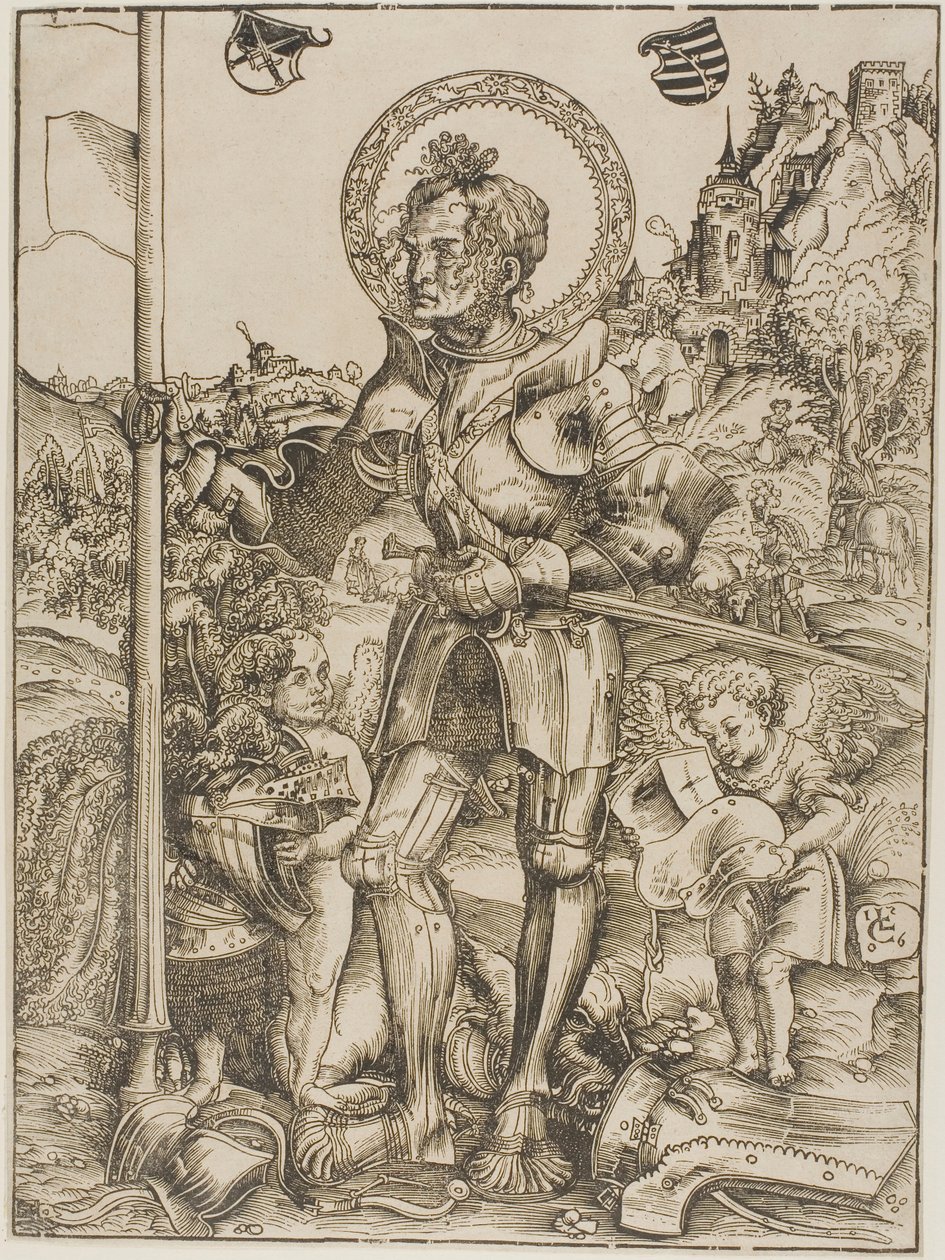 Saint-Georges debout - Lucas Cranach the Elder
