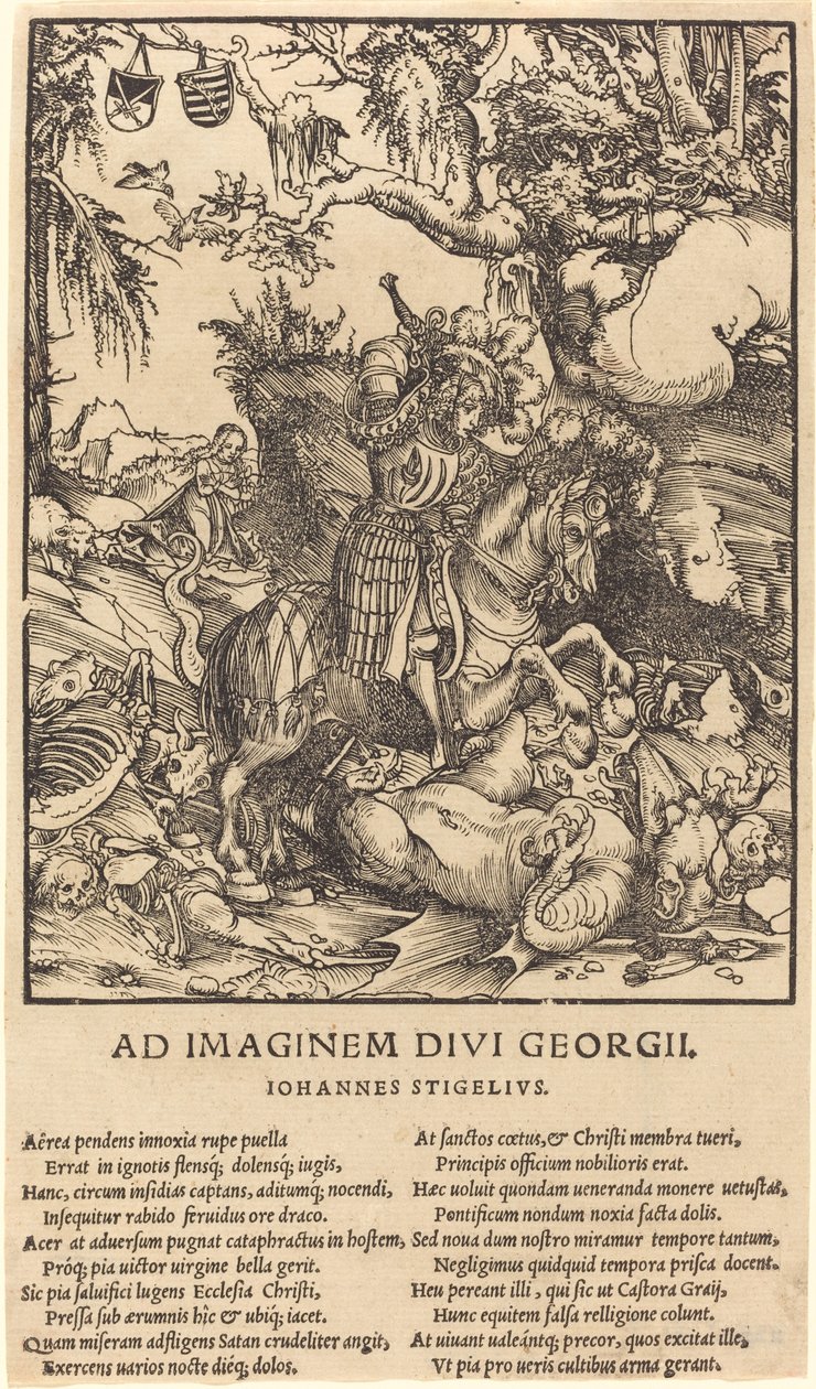 Saint Georges et le dragon - Lucas Cranach the Elder