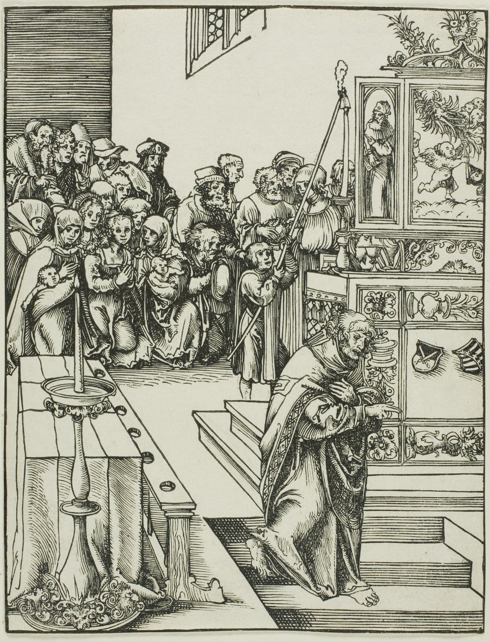 Saint Jean, extrait du Martyre des Apôtres - Lucas Cranach the Elder