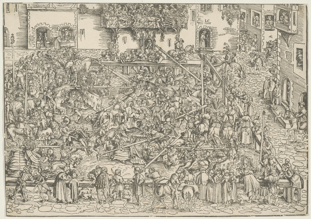 Le premier tournoi - Lucas Cranach the Elder