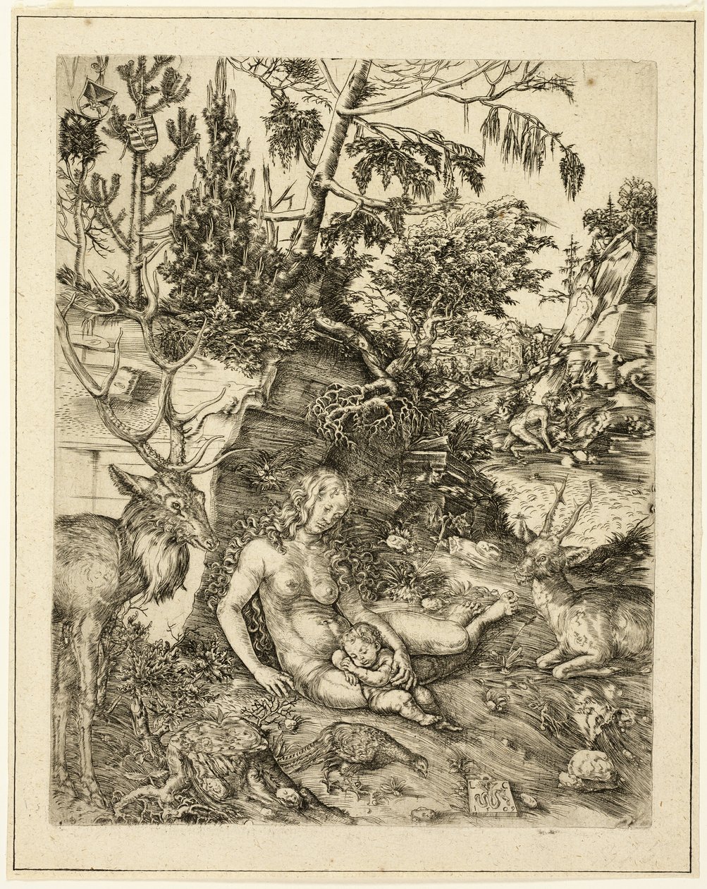 La pénitence de saint Jean Chrysostome - Lucas Cranach the Elder