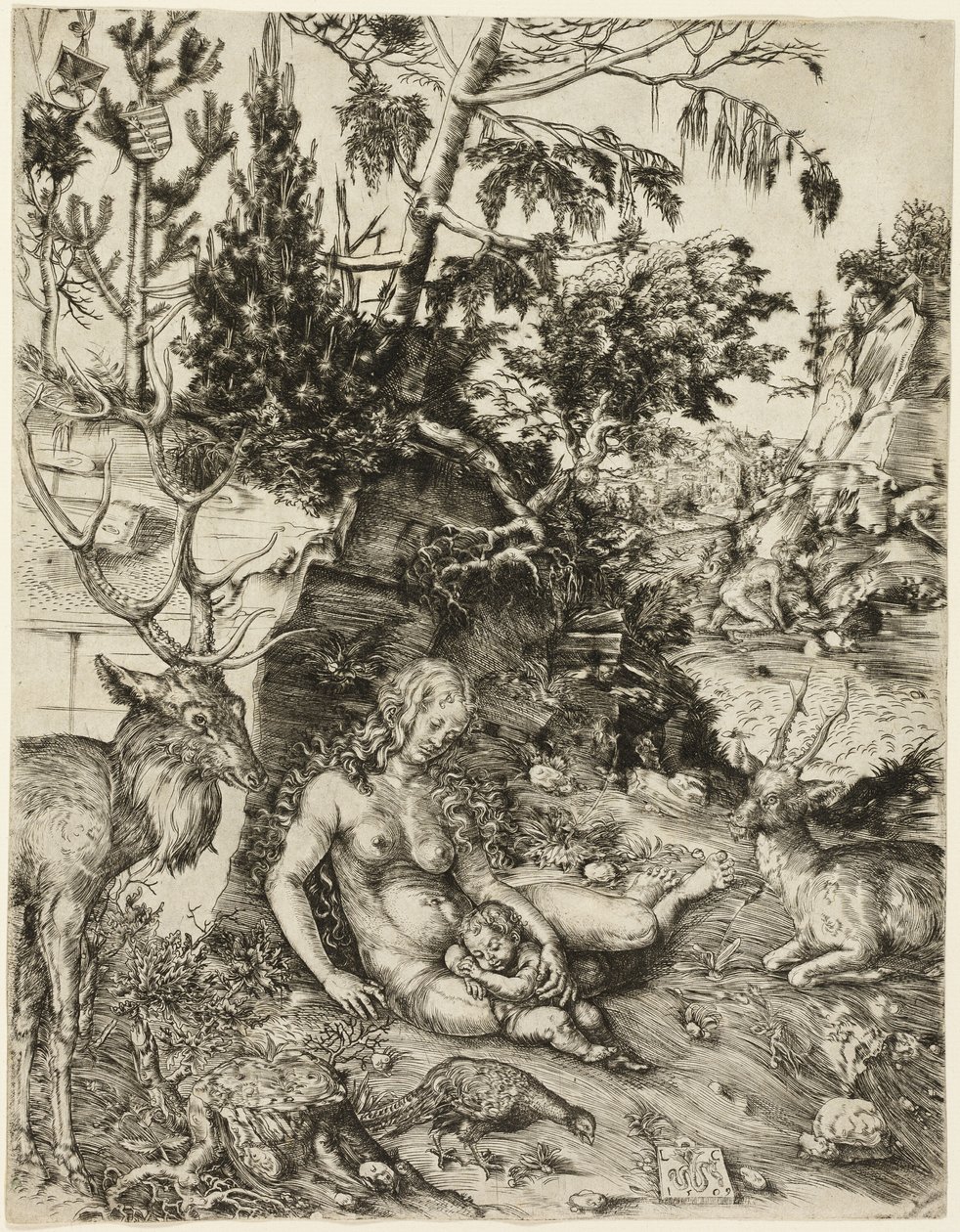 La pénitence de saint Jean Chrysostome - Lucas Cranach the Elder