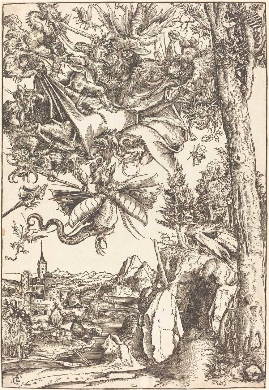 La tentation de Saint Antoine - Lucas Cranach the Elder