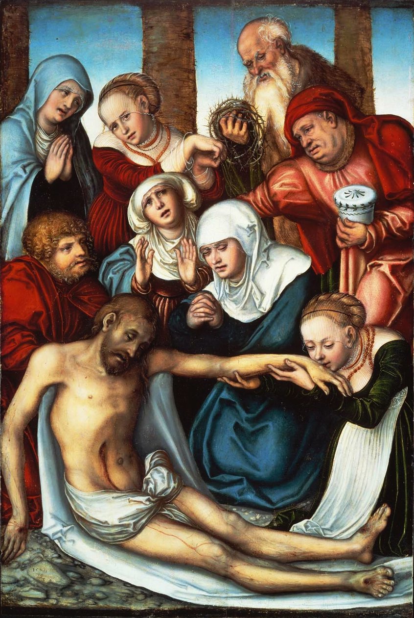 La lamentation sur le Christ mort - Lucas Cranach the Elder