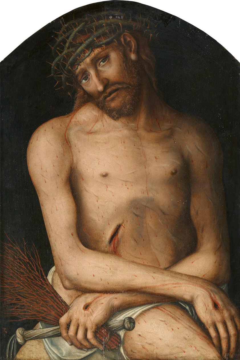 Allemand : Christus als Schmerzensmann Christ, homme de douleur - Lucas Cranach the Elder and workshop