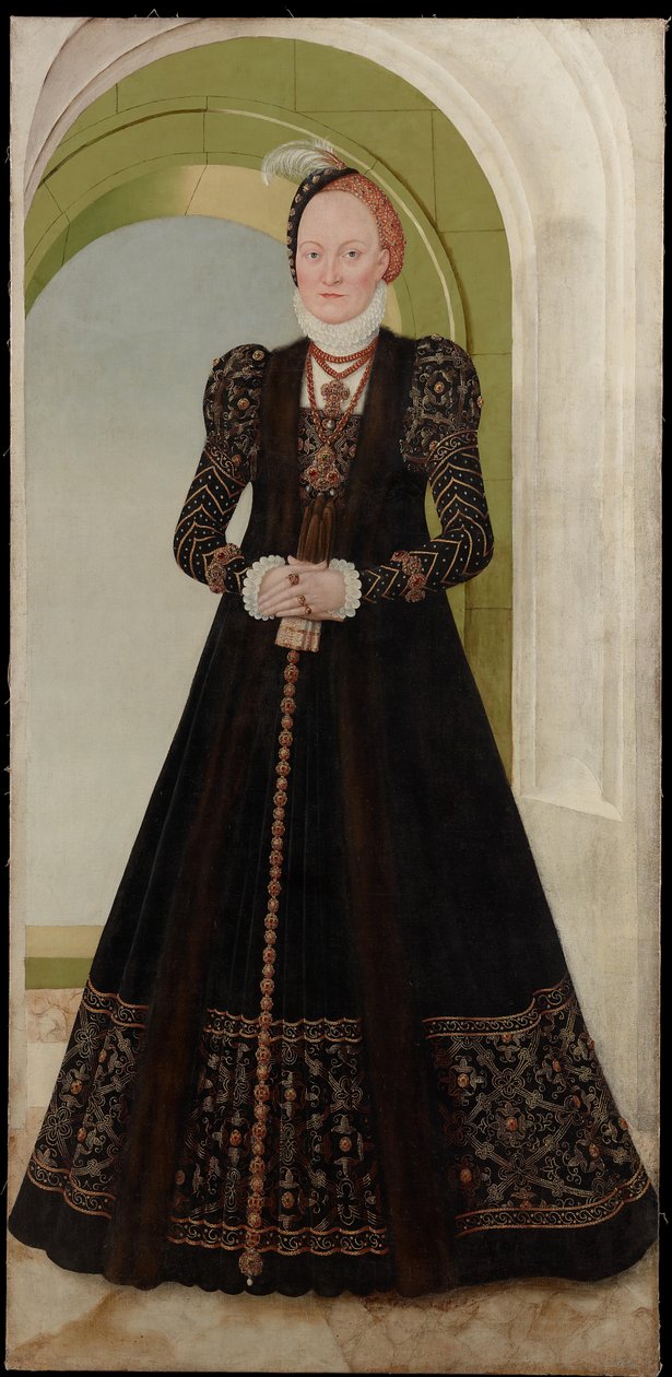 Anna de Danemark, duchesse de Saxe - Lucas Cranach the Younger