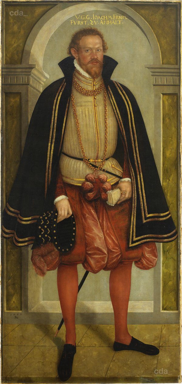 Portrait du prince Joachim Ernst von Anhalt (1536 - 1586) - Lucas Cranach the Younger
