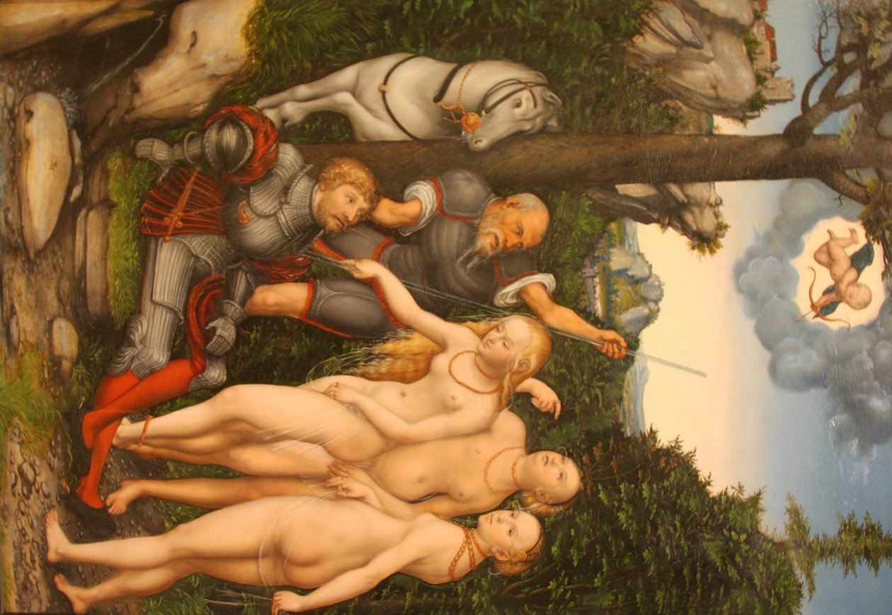 Le jugement de Paris - Lucas Cranach the Younger