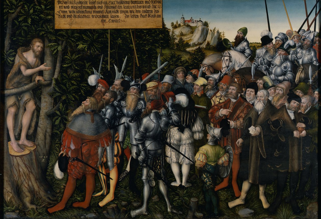 Le Sermon de Jean-Baptiste, 1549 - Lucas Cranach the Younger