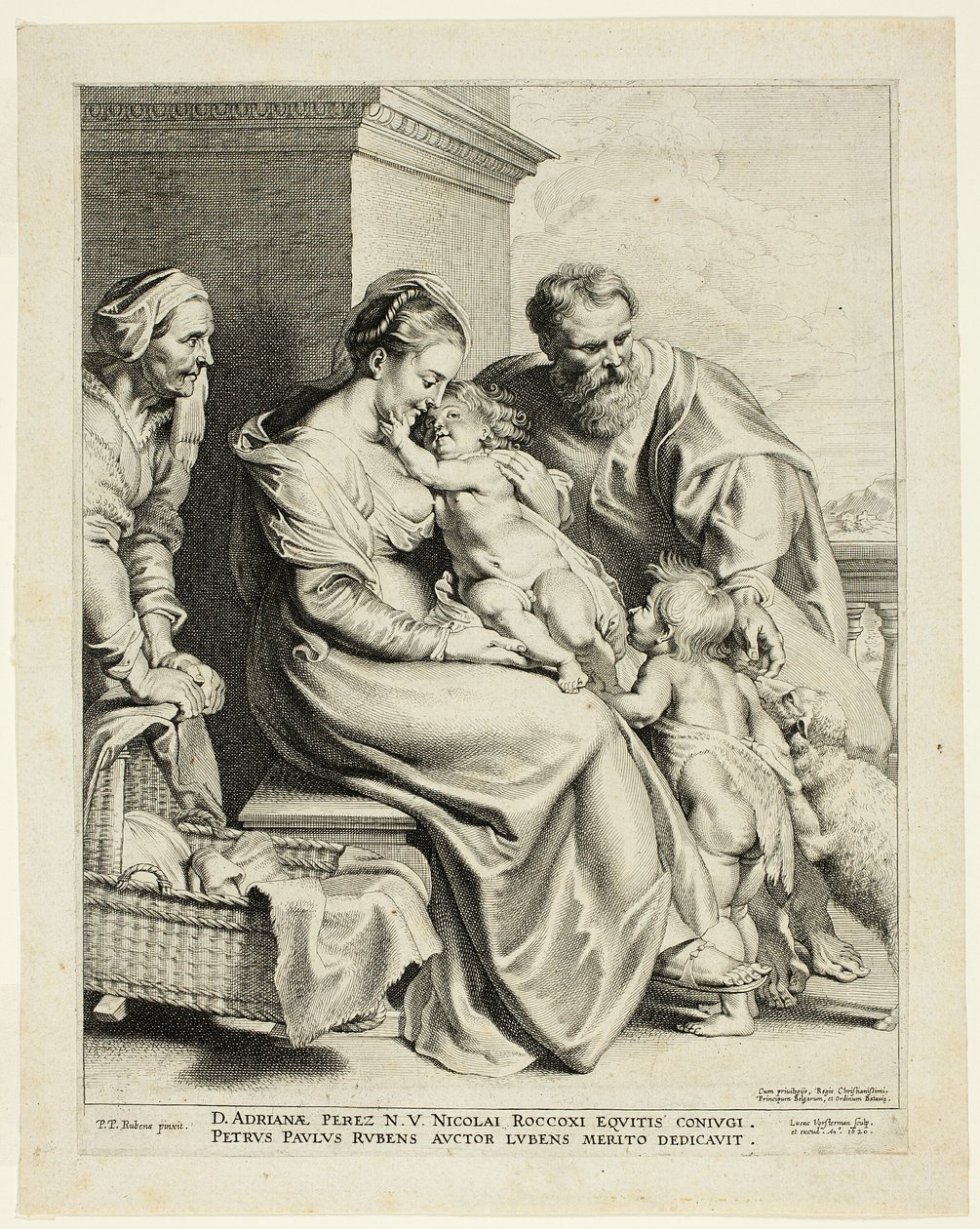 La Sainte Famille avec Sainte Élisabeth et l