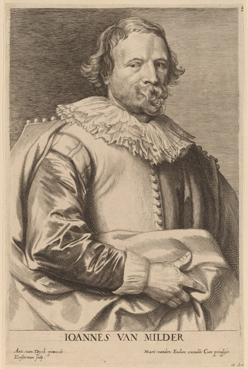 Jan van Mildert - Lucas Emil Vorsterman after Sir Anthony van Dyck