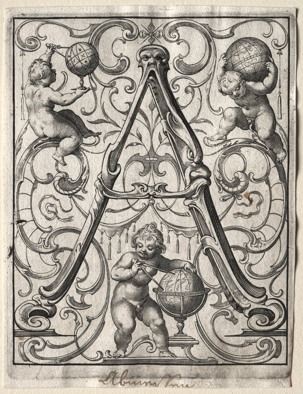 Nouveau Livret ABC : A, 1627 - Lucas Kilian