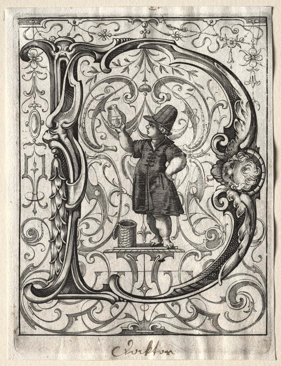 Nouveau livret ABC : D, 1627 - Lucas Kilian