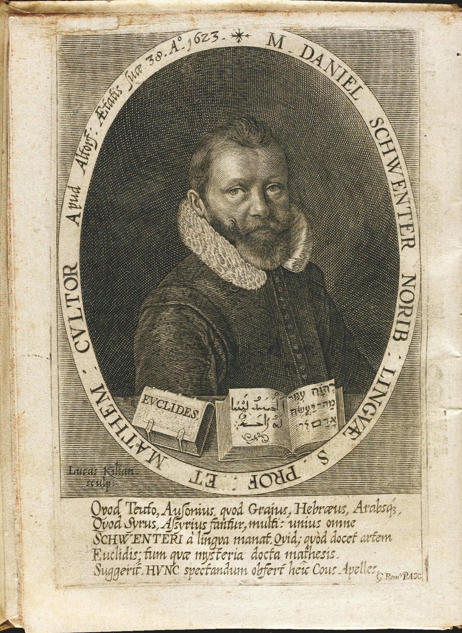 Portrait de Daniel Schwenter 1585-1636 - Lucas Kilian