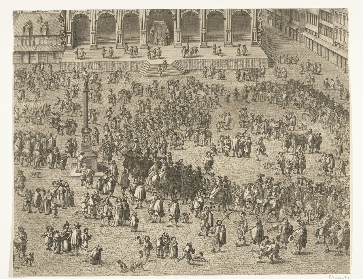 Proclamation à Gand de Charles II d