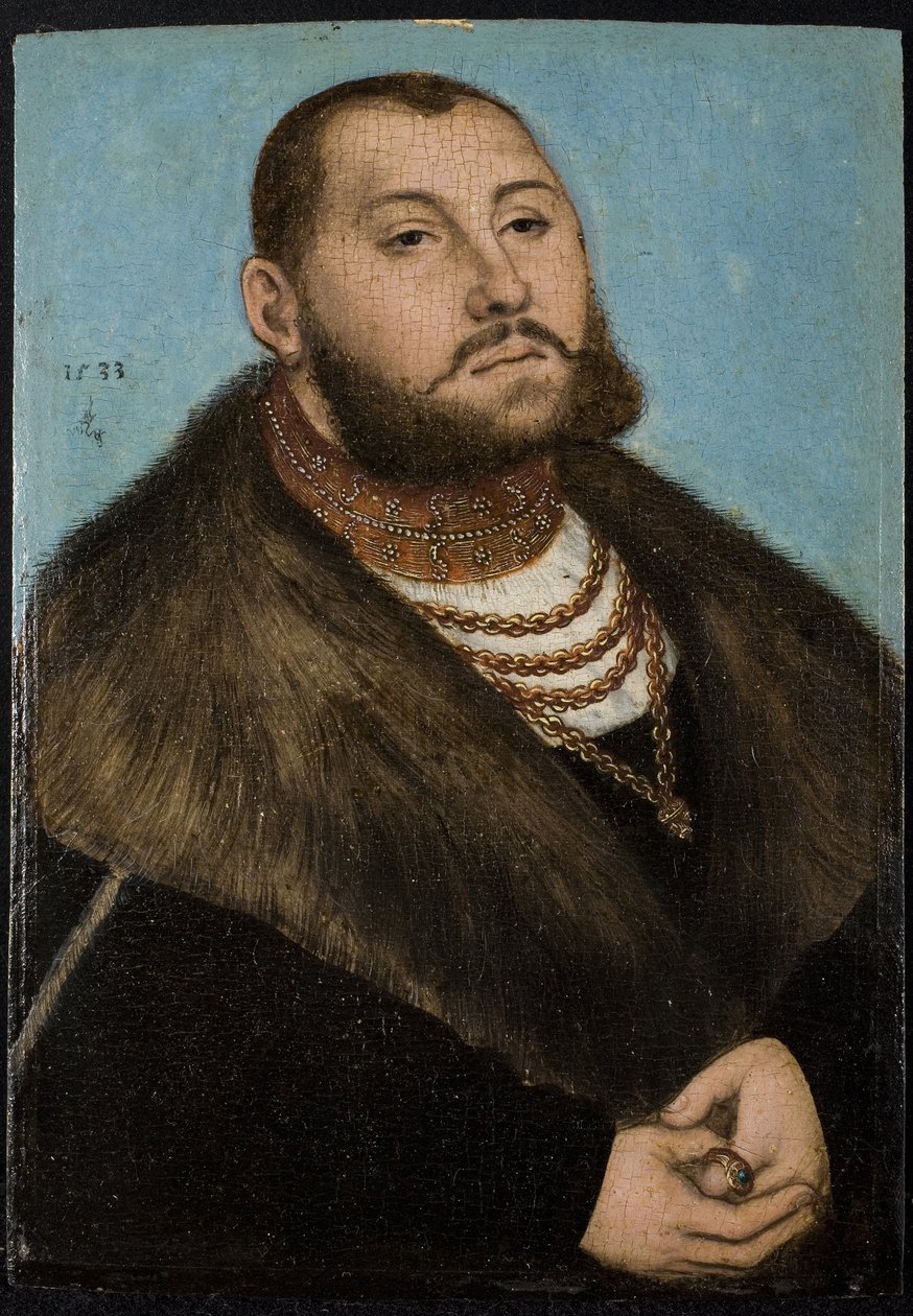 Jean-Frédéric Ier de Saxe dit le Magnanime - Lucas the Elder Cranach