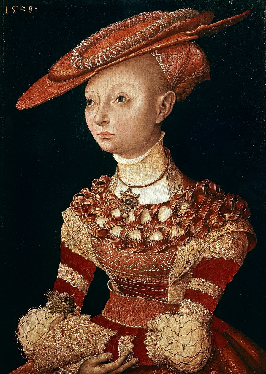 Portrait de dame - Lucas the Elder Cranach