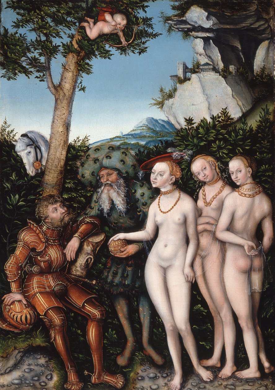 Le jugement de Paris - Lucas the Elder Cranach