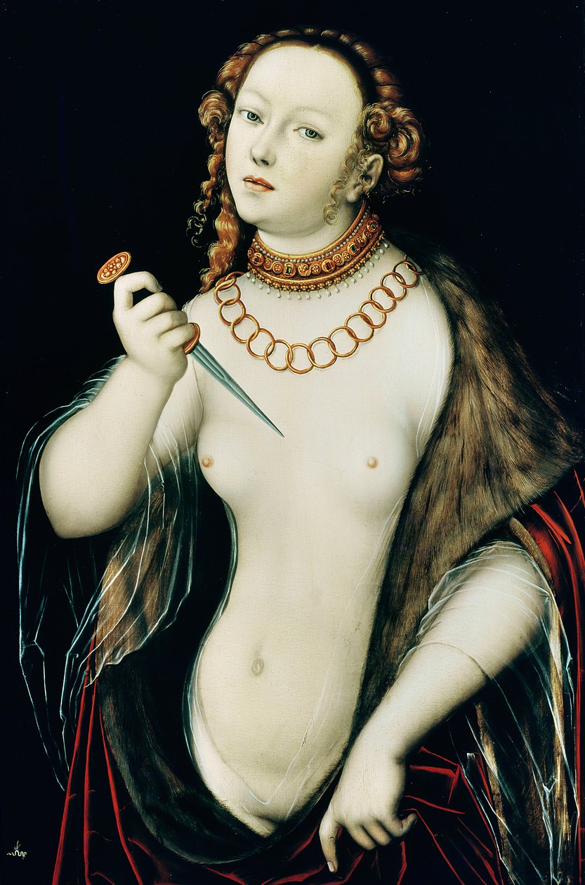 Le suicide de Lucrèce - Lucas the Elder Cranach