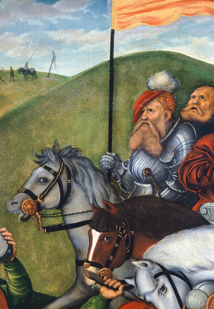 Chemin du Calvaire (détail) - Lucas the Elder Cranach