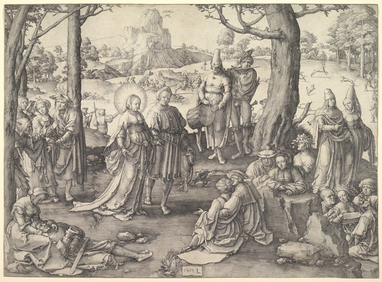La danse de sainte Marie-Madeleine - Lucas van Leyden