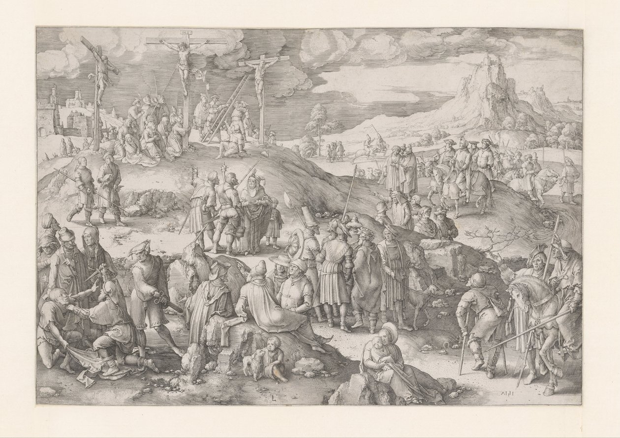La montagne du calvaire - Lucas van Leyden