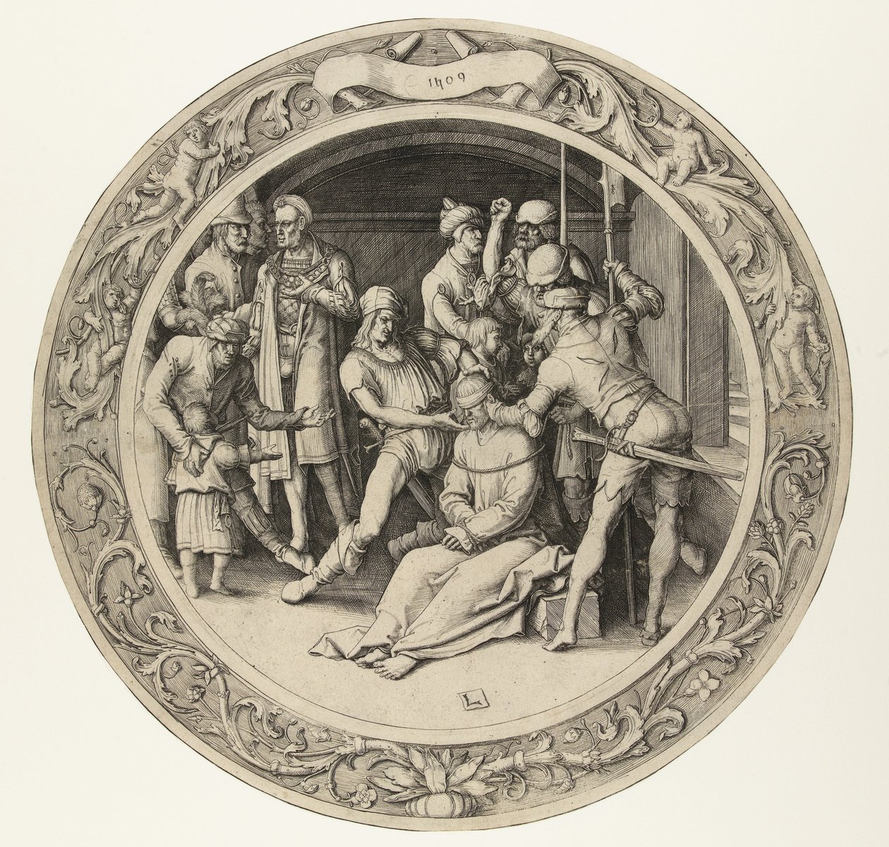 La dérision du Christ, De Ronde Passie (titre de la série) - Lucas van Leyden