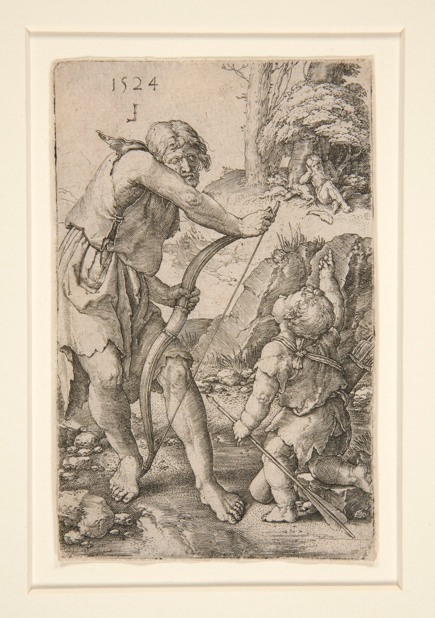 Lamech et Caïn - Lucas van Leyden