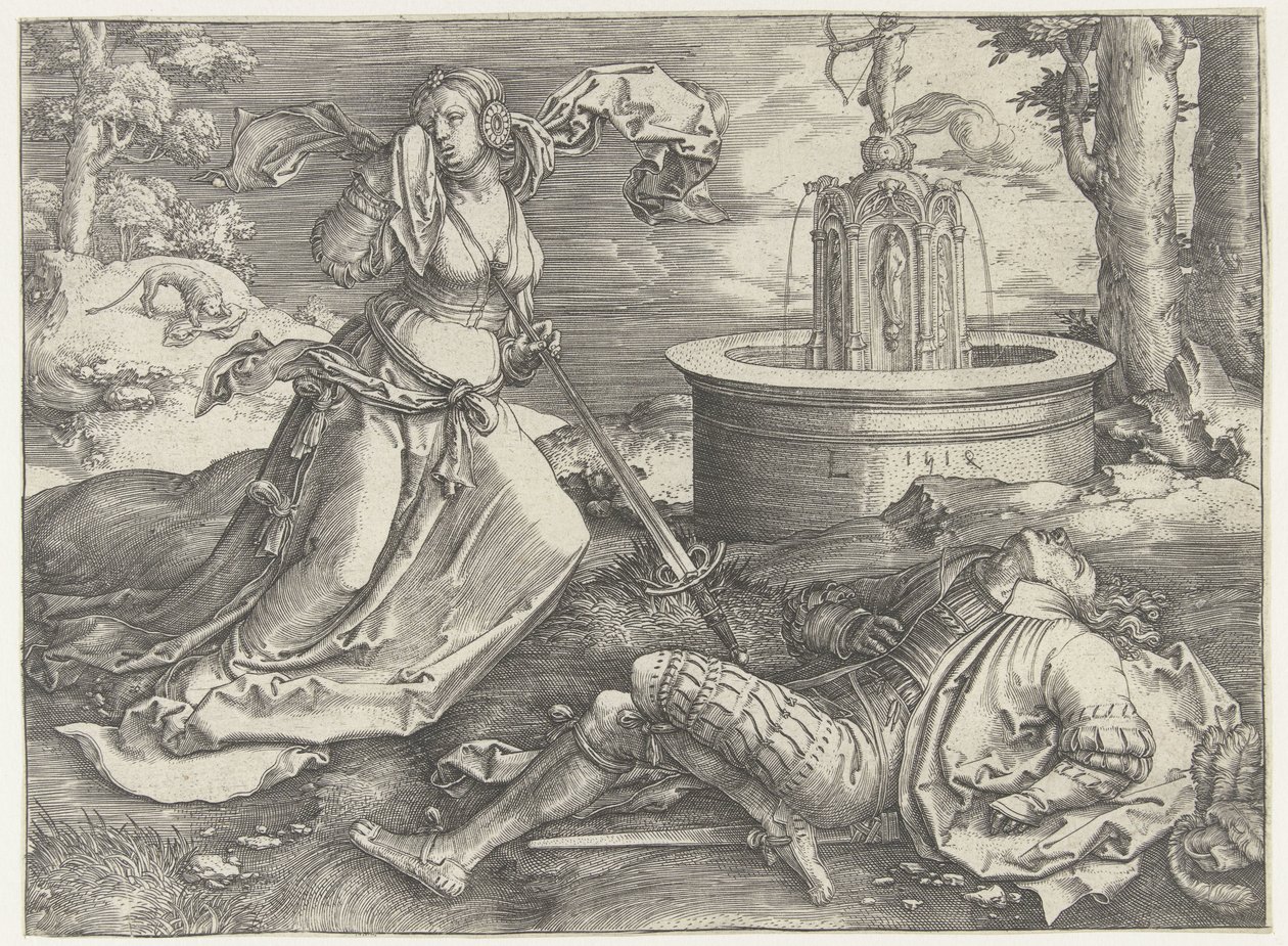 Pyramus et Thisbe - Lucas van Leyden