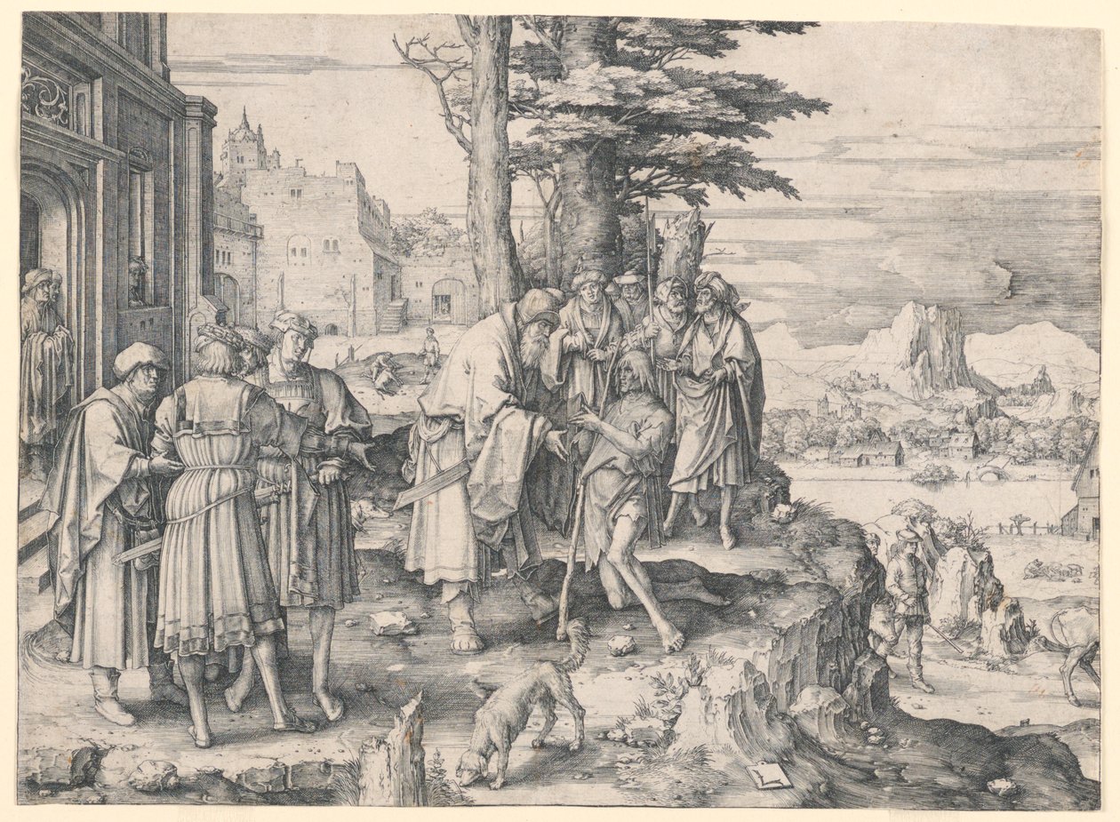 Le Retour du fils prodigue - Lucas van Leyden