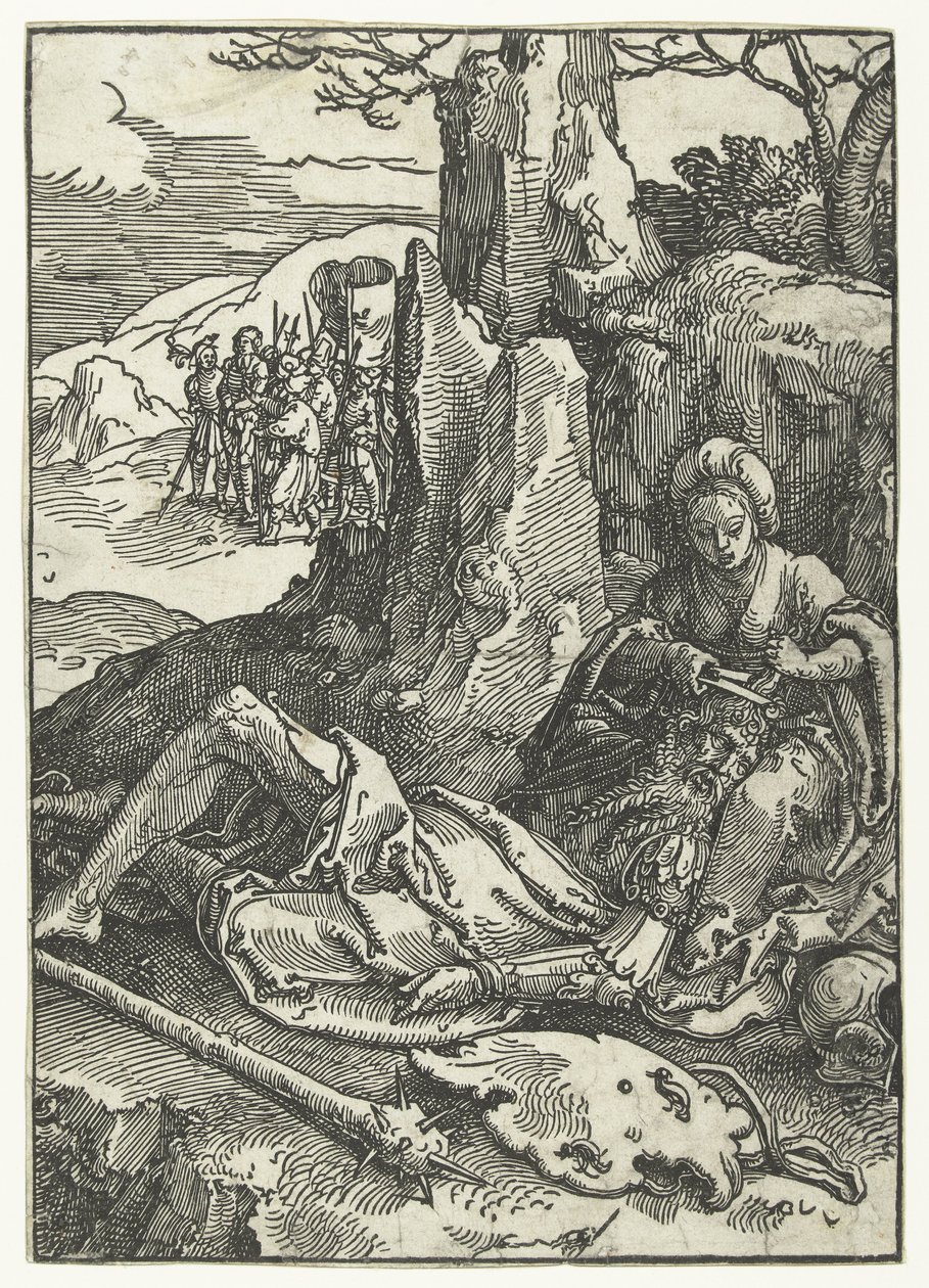 Samson et Dalila (série Petite série des ruses des femmes) - Lucas van Leyden