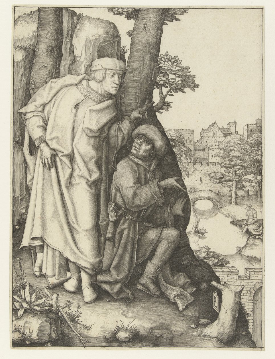 Suzanne et les vieillards - Lucas van Leyden