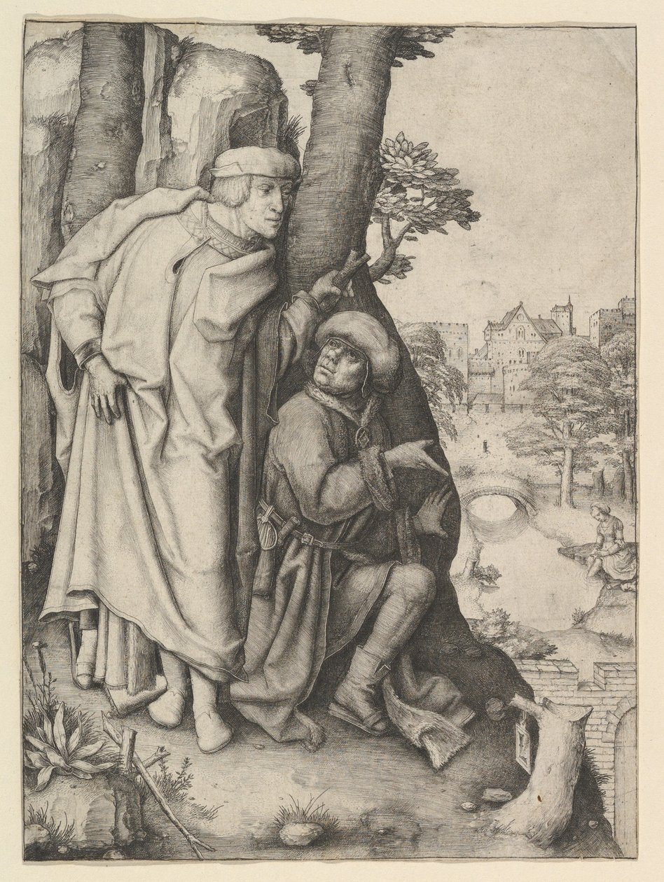Susanna et les deux anciens - Lucas van Leyden