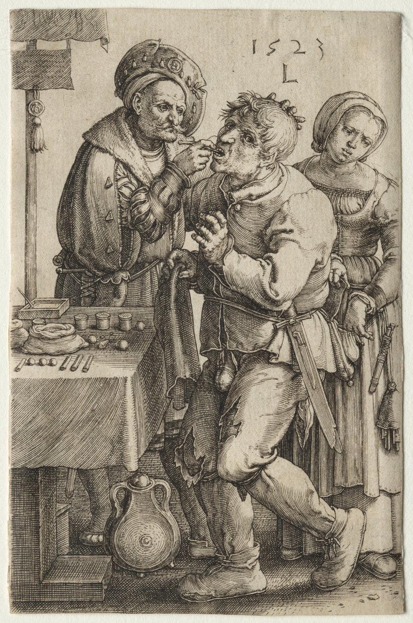 Le dentiste - Lucas van Leyden