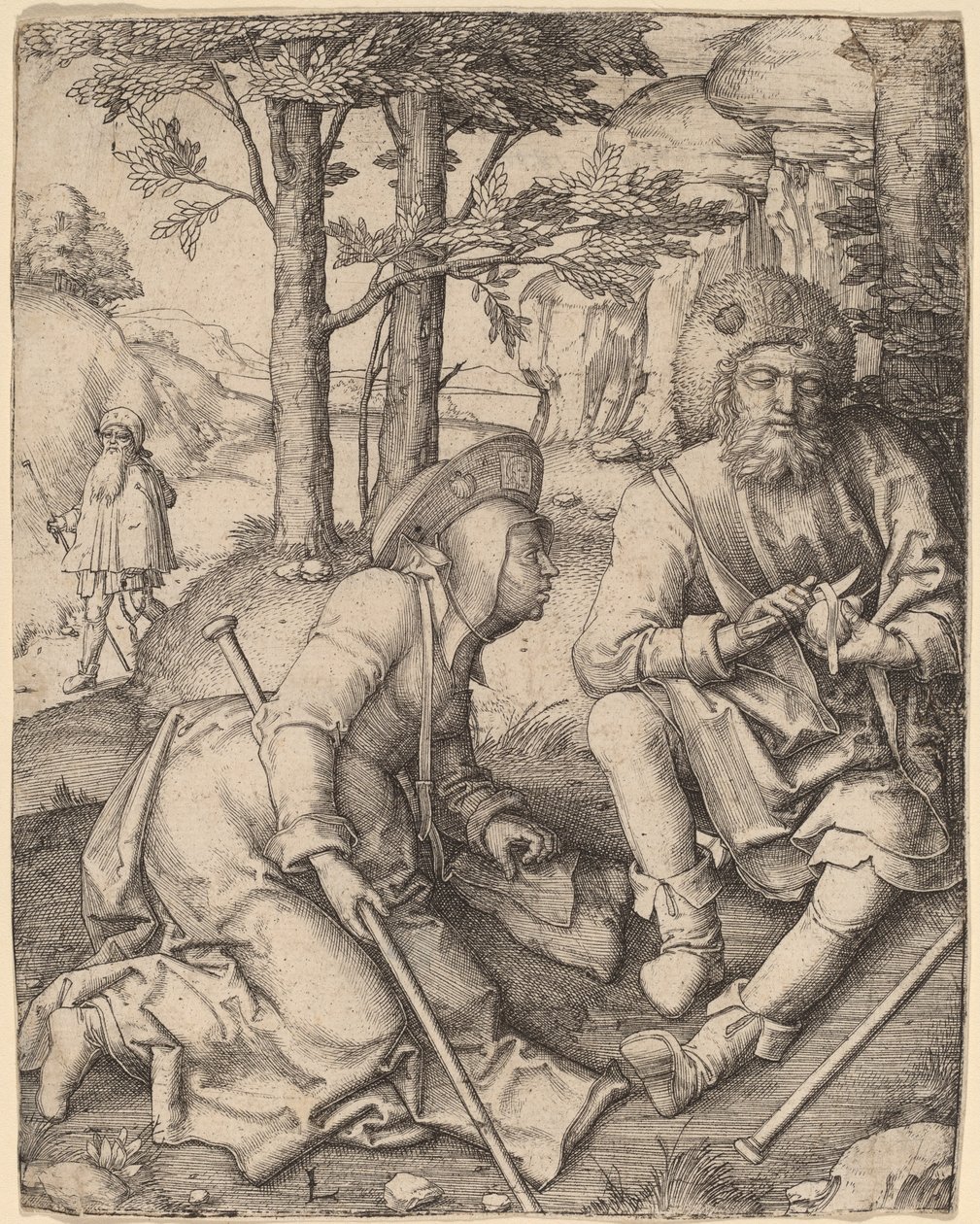 Les pèlerins - Lucas van Leyden