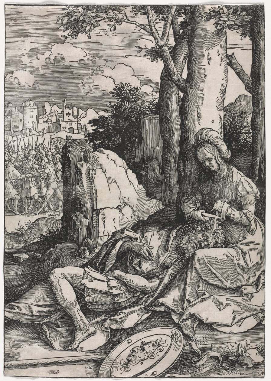 Le pouvoir des femmes : Samson et Dalila - Lucas van Leyden