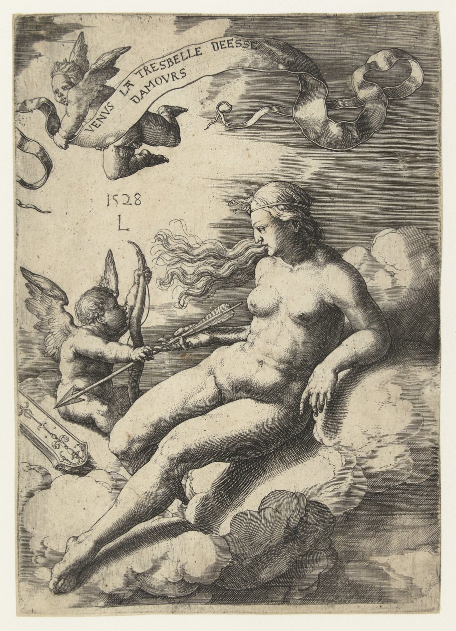 Vénus et Cupidon - Lucas van Leyden