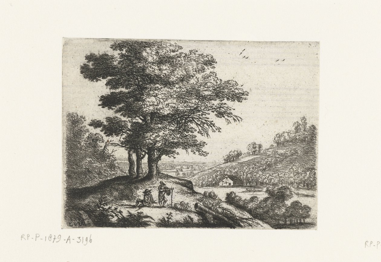 Paysage avec une rivière (Kleine landschappen) - Lucas van Uden