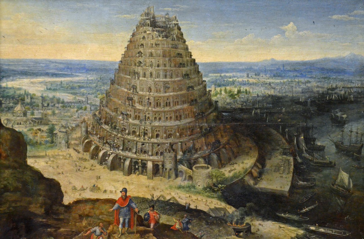 En français :  La Tour de Babel La Tour de Babel - Lucas van Valckenborch