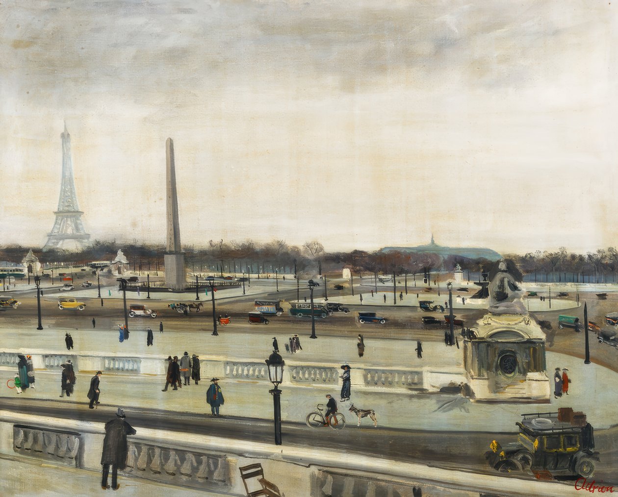 Sans titre (Place de la Concorde) - Lucien Adrion