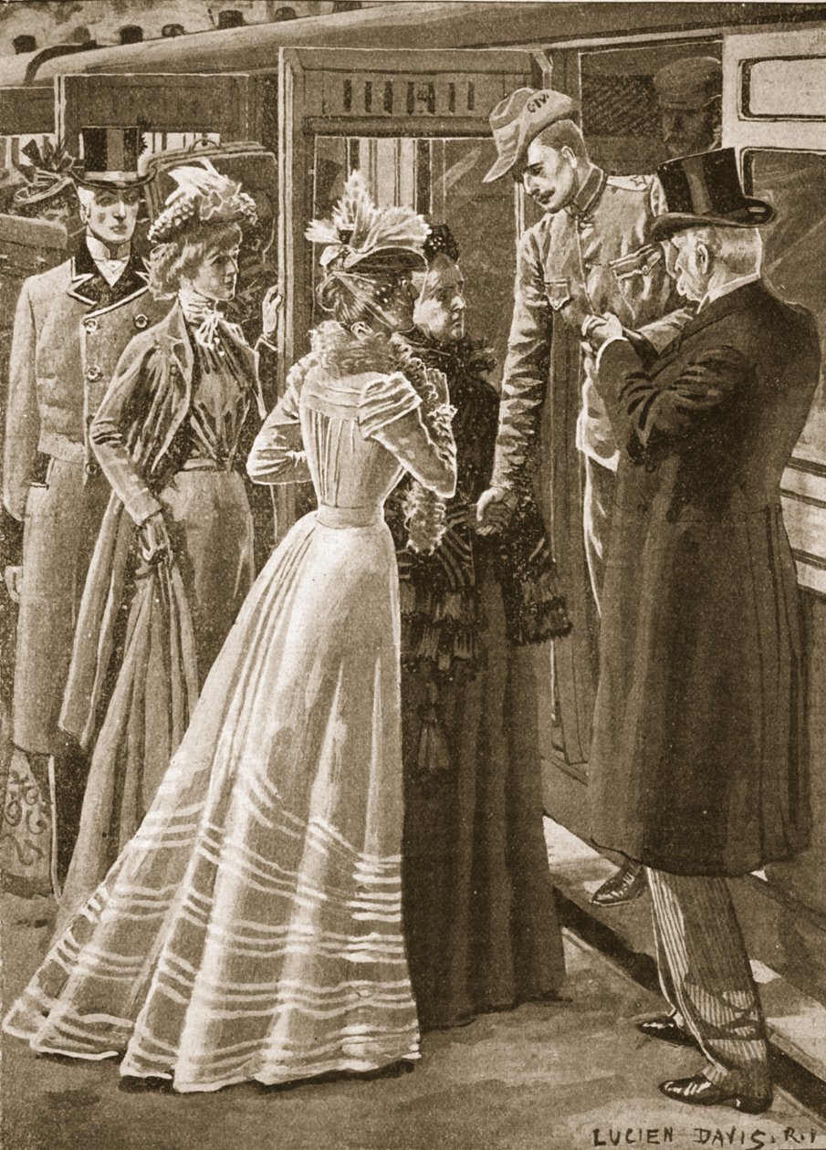 De retour de la guerre : un C.I.V. rapatrié, illustration de 