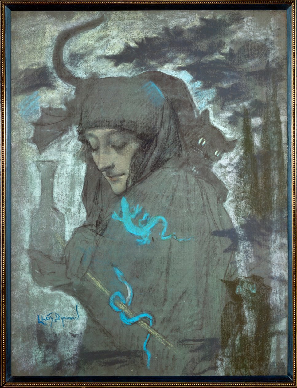 La sorcière - Lucien Levy-Dhurmer