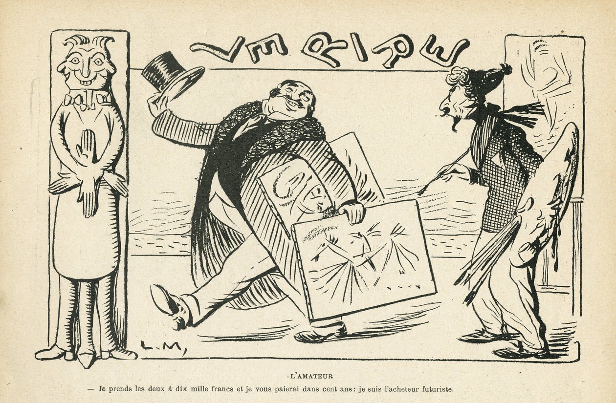 Illustration dans Le Rire, 02/03/12 - L