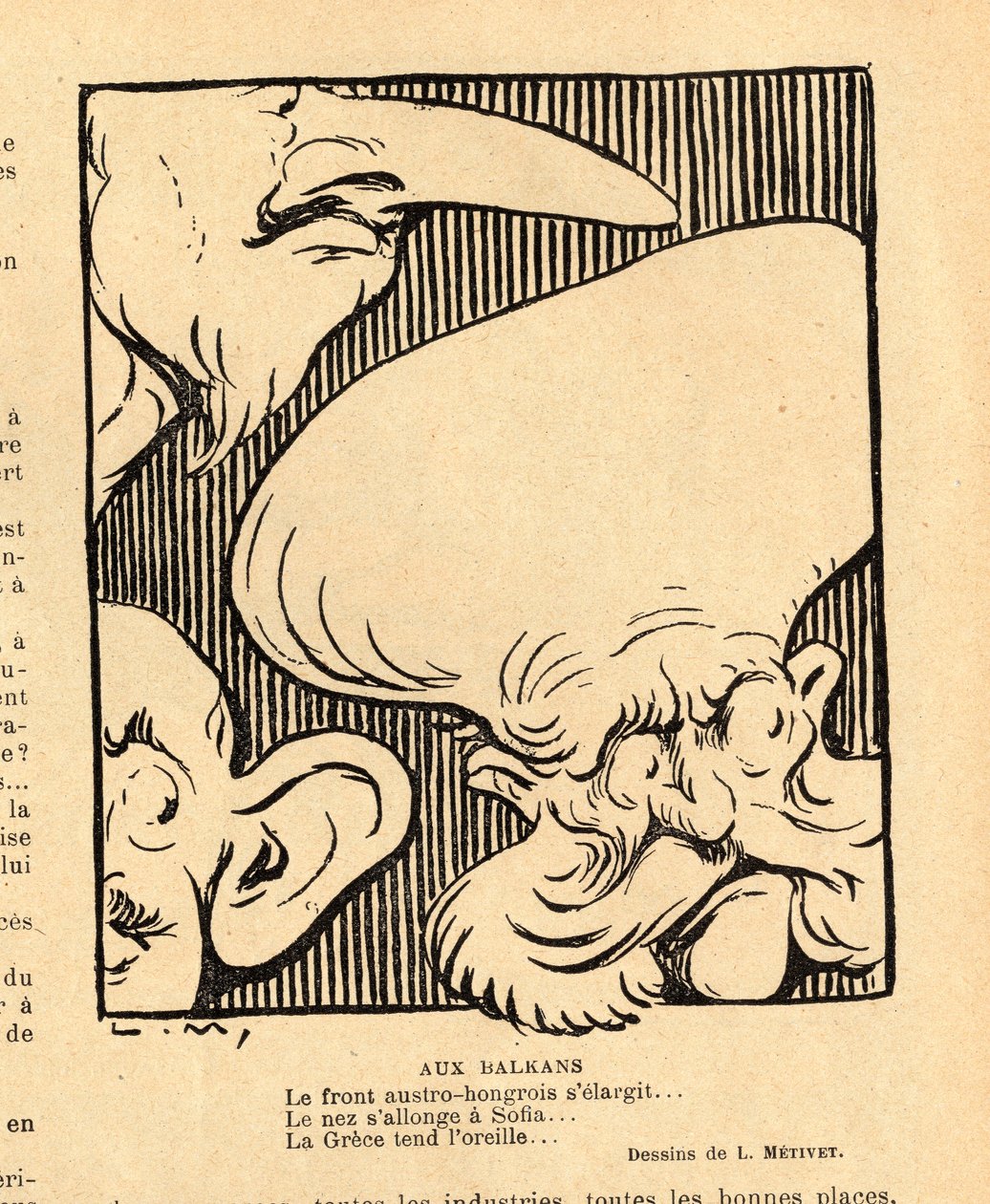 Le Rire rouge, Satirique en N&B - Lucien Metivet