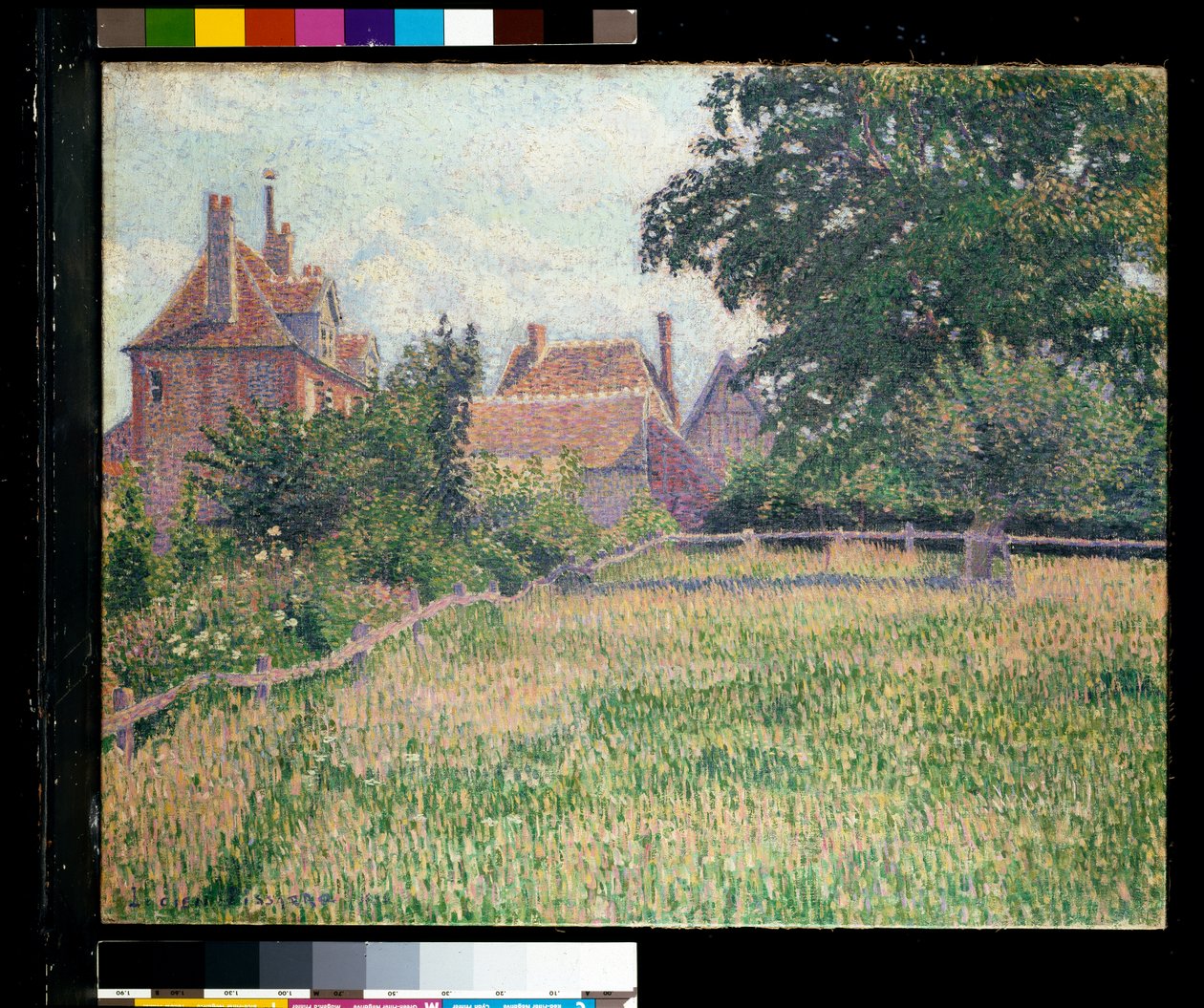 La maison de la femme sourde, Éragny - Lucien Pissarro