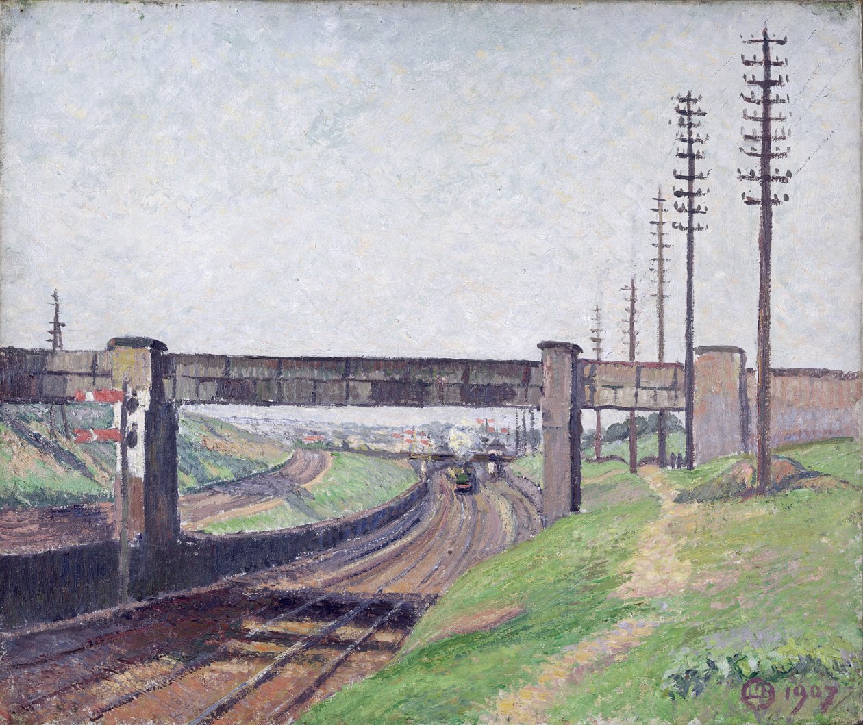 Pont ferroviaire de Wells Farm, Acton - Lucien Pissarro