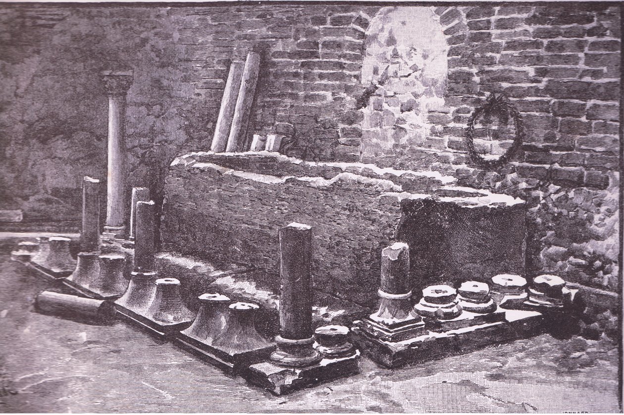 Tombe, illustration de Roméo et Juliette - Lucius Rossi