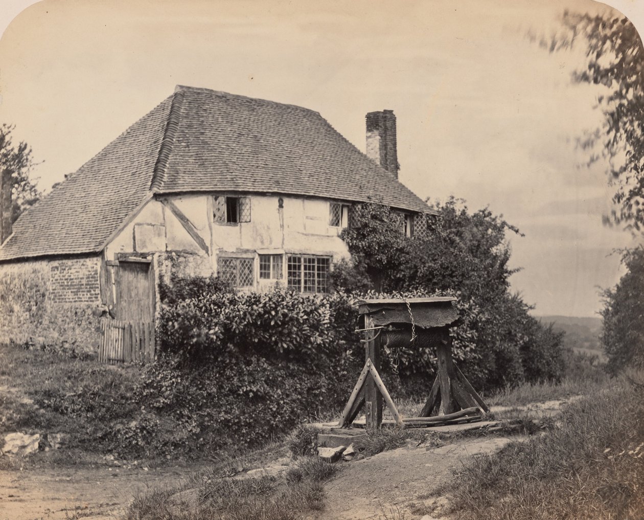 Cottage anglais, vers 1860 (photo) 1860 (photo) - Lucy Fleming