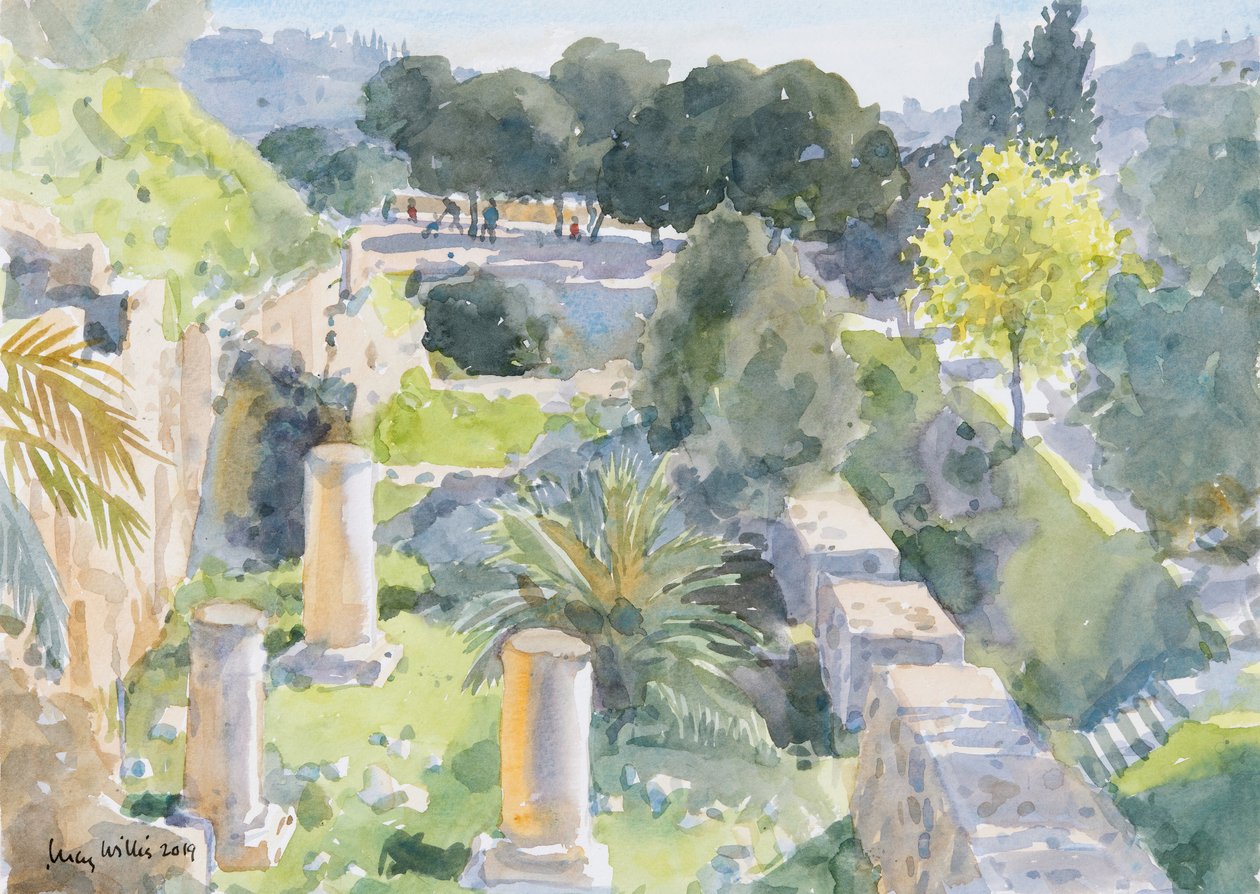 Colonnes romaines, Vieille Jérusalem - Lucy Willis