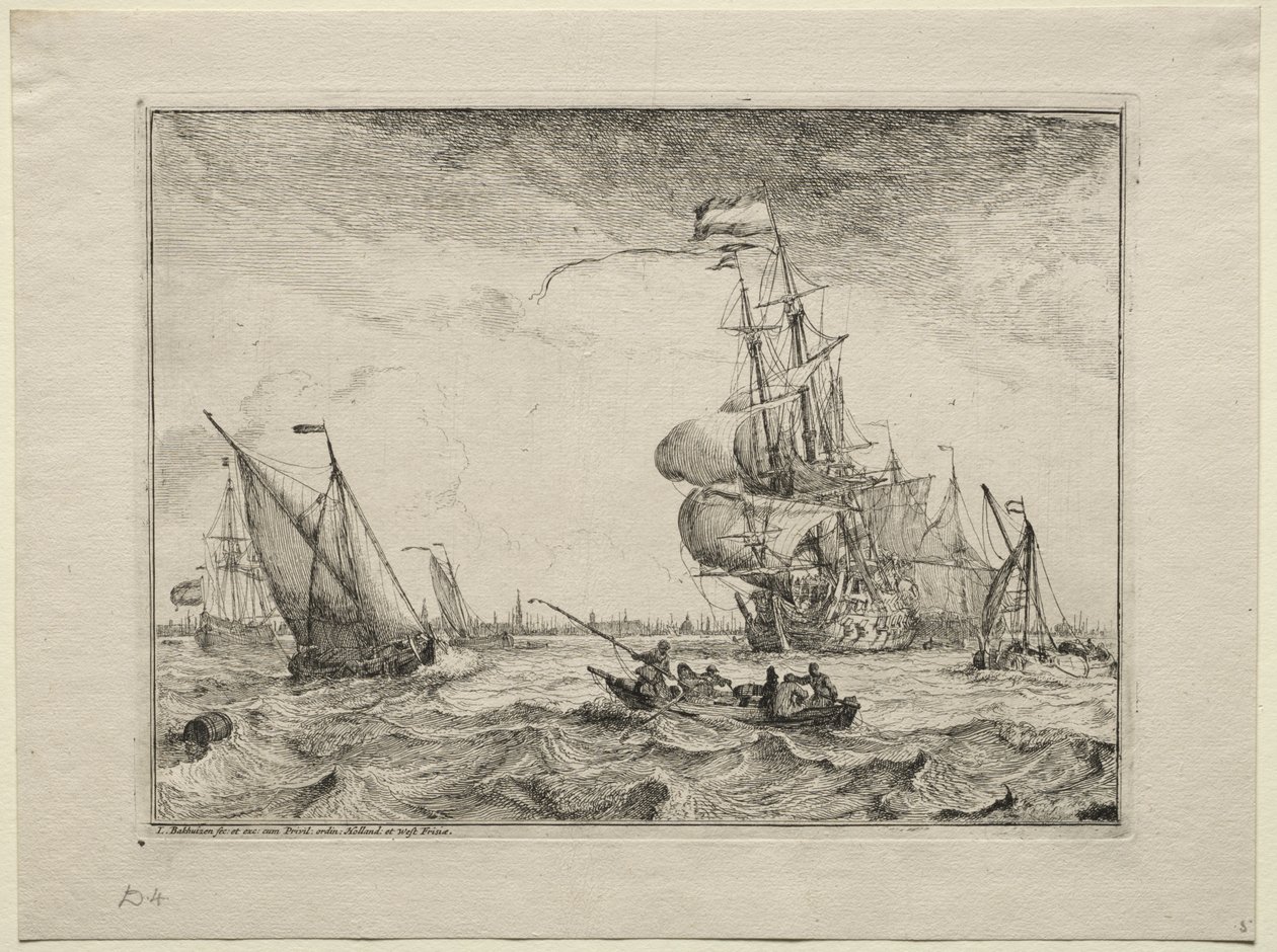 Navires sous voile - Ludolf Backhuysen
